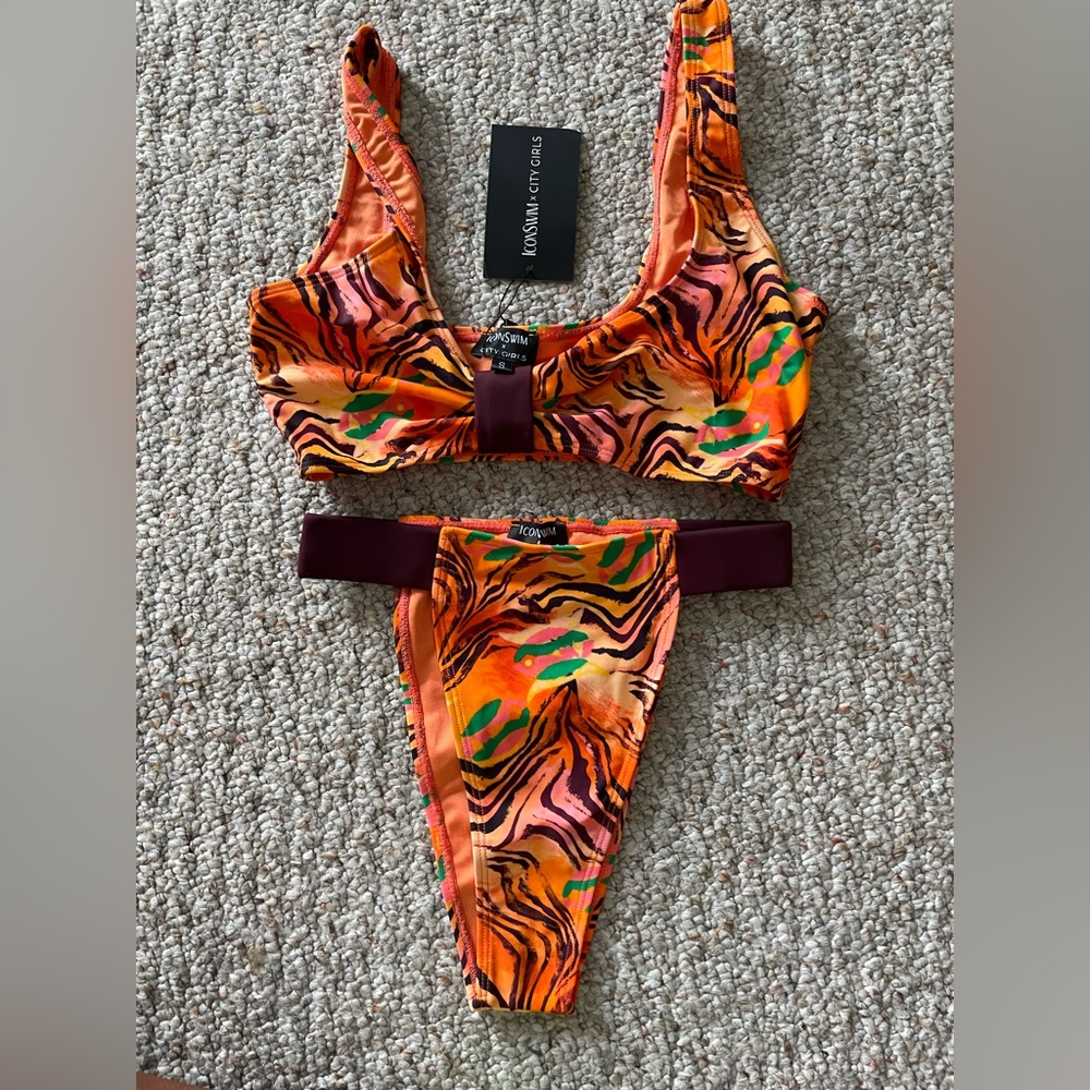 IconSwim x City Girls Collab two piece bikini